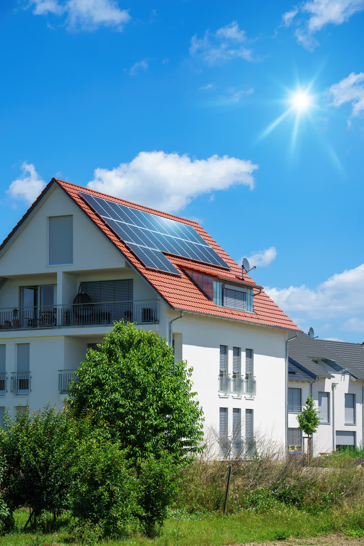Maison rénovée avec installation solaire, à Nantes